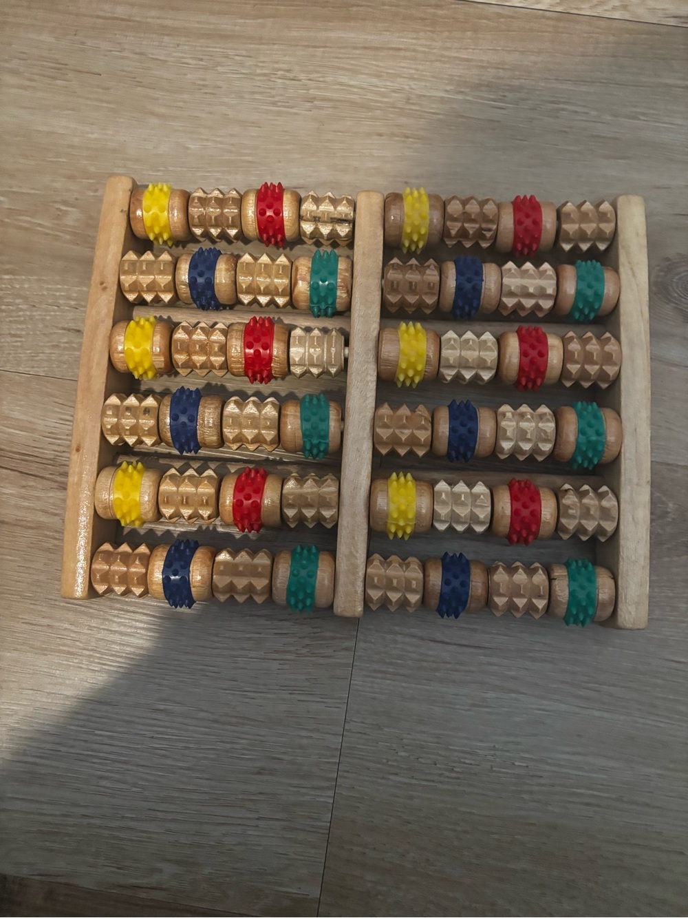 3 for $15😍 Wooden Foot Roller Massager with Colorful Beads